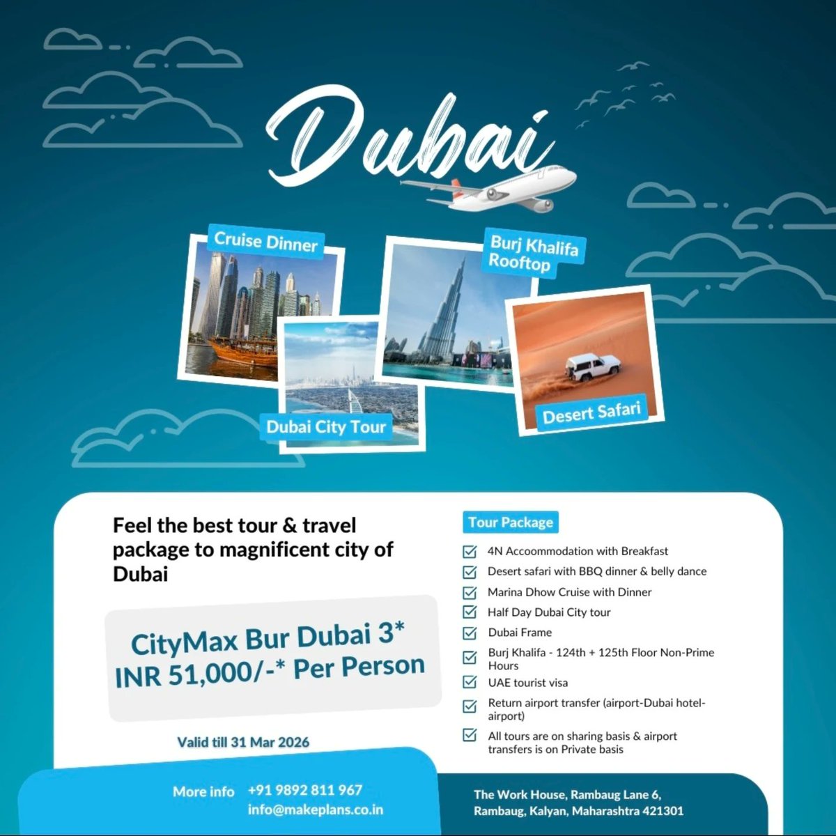 ElainaVendsr's tweet photo. For further inquiry on Dubai 🇦🇪 Package booking contact on 9892 811 967, info@makeplans. co. in https://t.co/sgLeWX3BkA