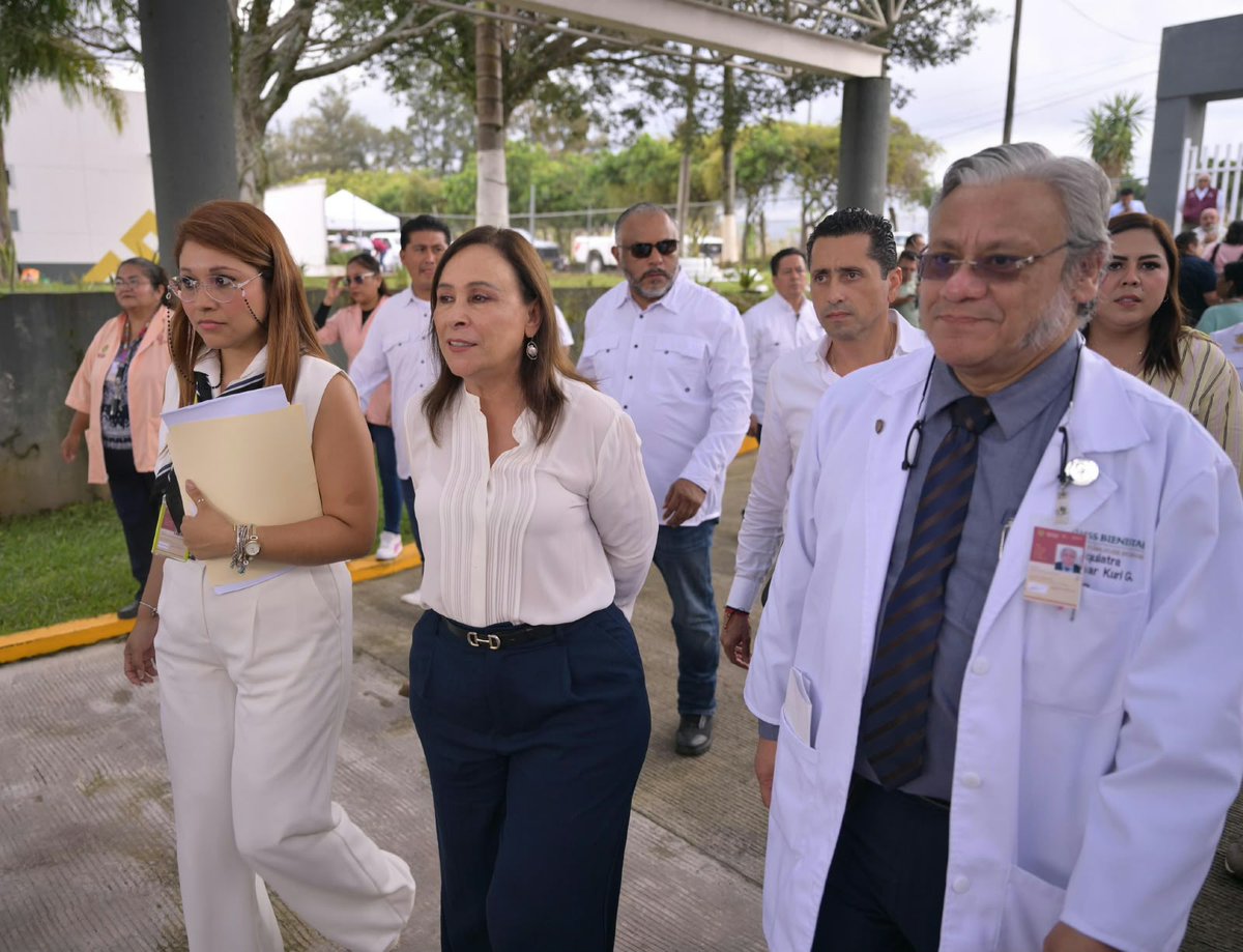 ElDiariodeMina's tweet photo. La gobernadora Rocío Nahle García realizó este viernes un recorrido de supervisión por hospitales de la zona de las altas montañas, como parte…¡Clic para continuar leyendo!
https://t.co/t18QF8OWbb
-
@rocionahle
#veracruz #salud #cordoba #noticias #altasmontañas #mexico https://t.co/c3xPjo4a5v