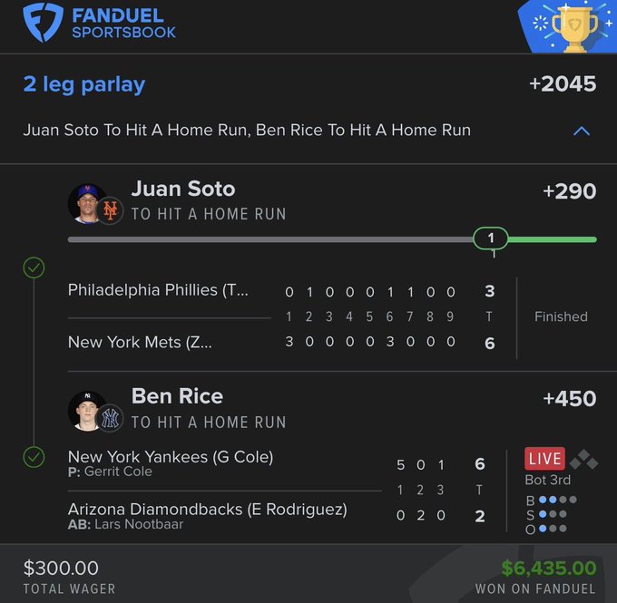 gr_ls1's tweet photo. Sweap 🔥🔥 

Juan Soto ✅
Ben Rice ✅ 
Zack Gelof✅
Matt Olson ✅
Dalton Kincaid ✅
Amon-Ra St. Brown ✅

Best Parlay On Discord Link On My Bio 🔥 

☘️☘️☘️ https://t.co/mvUkgMnBcq