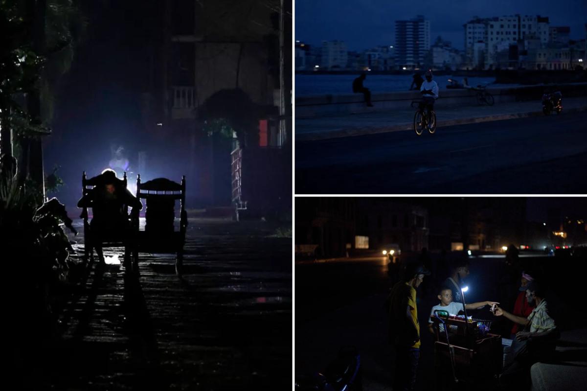 nypost's tweet photo. Cuba hit with another blackout as millions across the island are left without electricity https://t.co/obzbrBJ2j2 https://t.co/ghHAn2EaLF