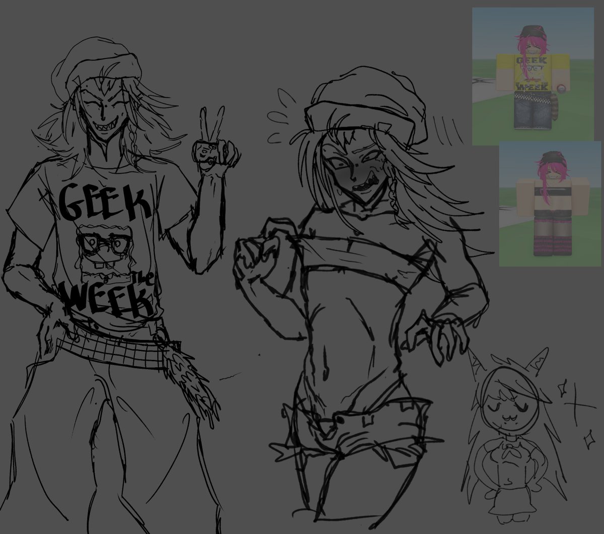 DapperCatts's tweet photo. kazuichi sketches
ibuki dresses him when he's feeling she/her https://t.co/LLBsFoV7Wf