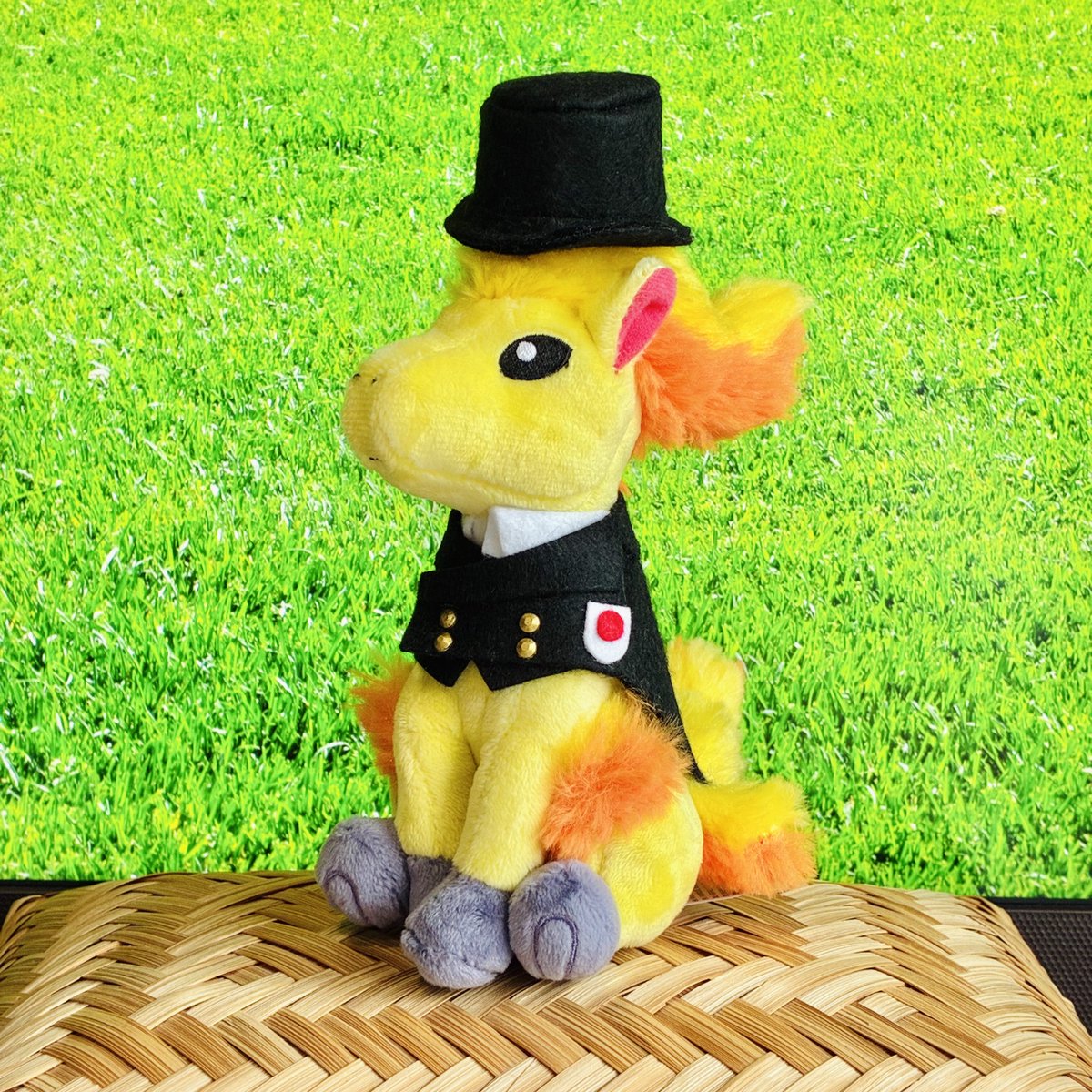 jt2um's tweet photo. 馬術の応援ポケモンにポニータが就任したことを記念して、

🏇クロスカントリーのすがた
🎩ばばばじゅつのすがた
🚧しょうがいばじゅつのすがた

を作りました！！
一緒にアジア大会を現地で応援するつもりなので、見かけたらお気軽にお声かけください🇯🇵

#ポケモン #ぬい活 https://t.co/kCaSTjia5J