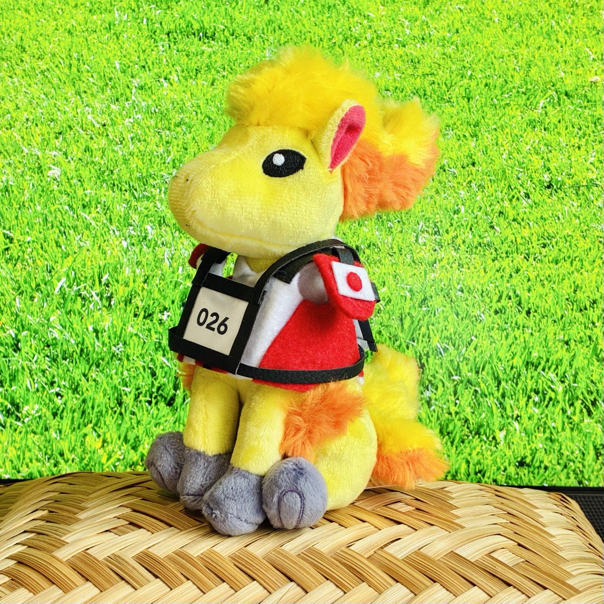 jt2um's tweet photo. 馬術の応援ポケモンにポニータが就任したことを記念して、

🏇クロスカントリーのすがた
🎩ばばばじゅつのすがた
🚧しょうがいばじゅつのすがた

を作りました！！
一緒にアジア大会を現地で応援するつもりなので、見かけたらお気軽にお声かけください🇯🇵

#ポケモン #ぬい活 https://t.co/kCaSTjia5J