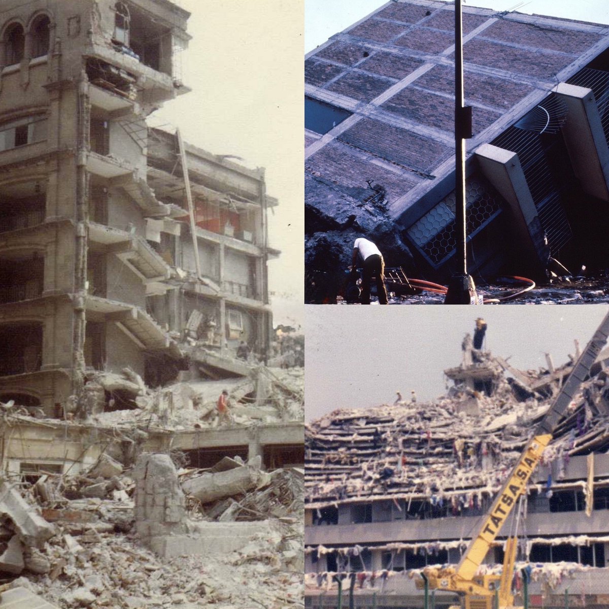 CerebrosG's tweet photo. 19 de septiembre de 1985, hace exactamente 41 años ocurría un terremoto de 8.1 en México.

Uno de los eventos más catastróficos en la historia del territorio mexicano. https://t.co/zrHjHhGgZU