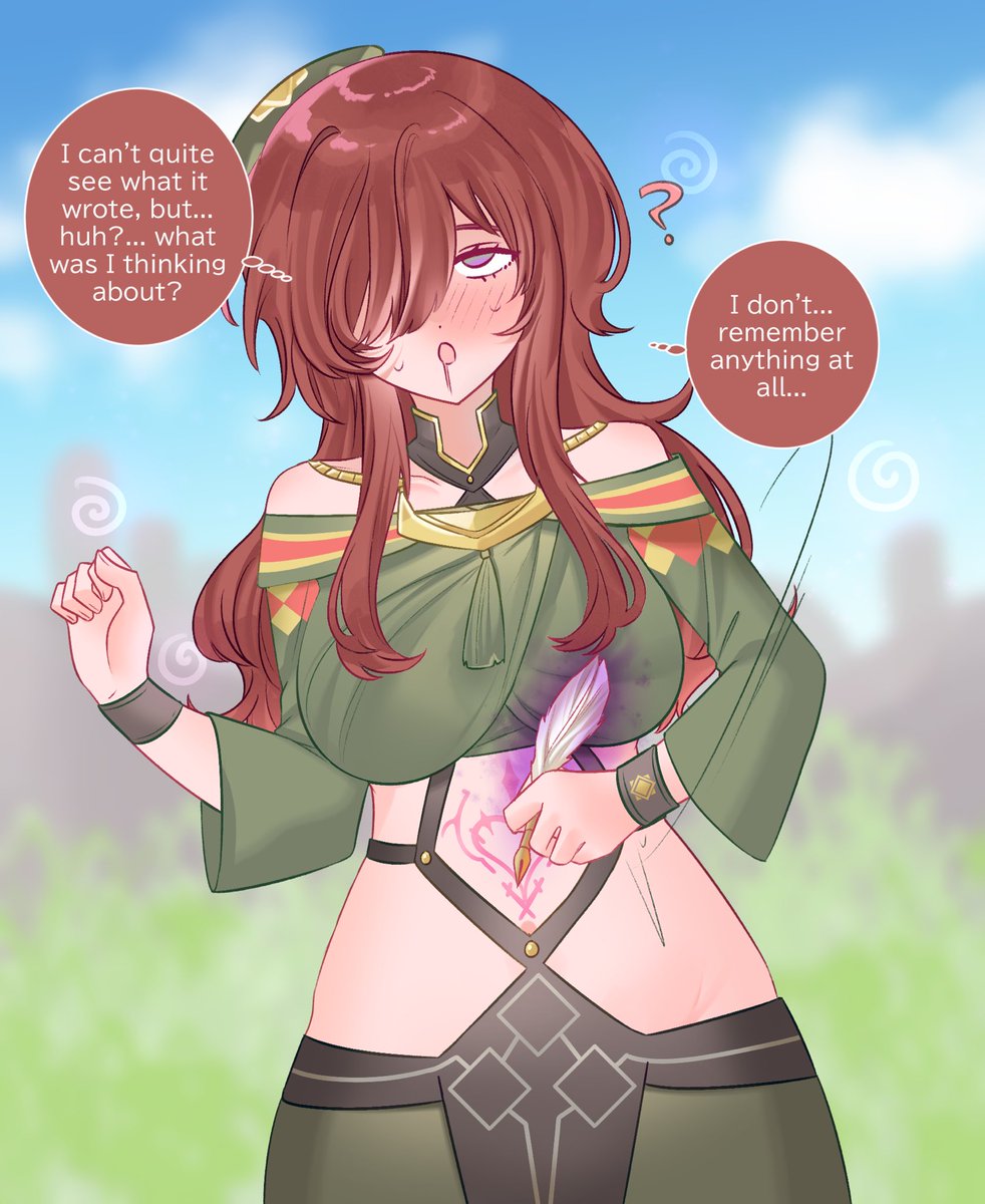 SheepyMiko's tweet photo. Dante finds a special “pen” 4/5 https://t.co/R39njQNef6