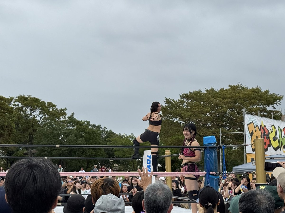 shoichiros's tweet photo. 地域のお祭りであろうと全力で闘う仙女。
やっぱりすごい‼️ https://t.co/eQCLN7WFwg