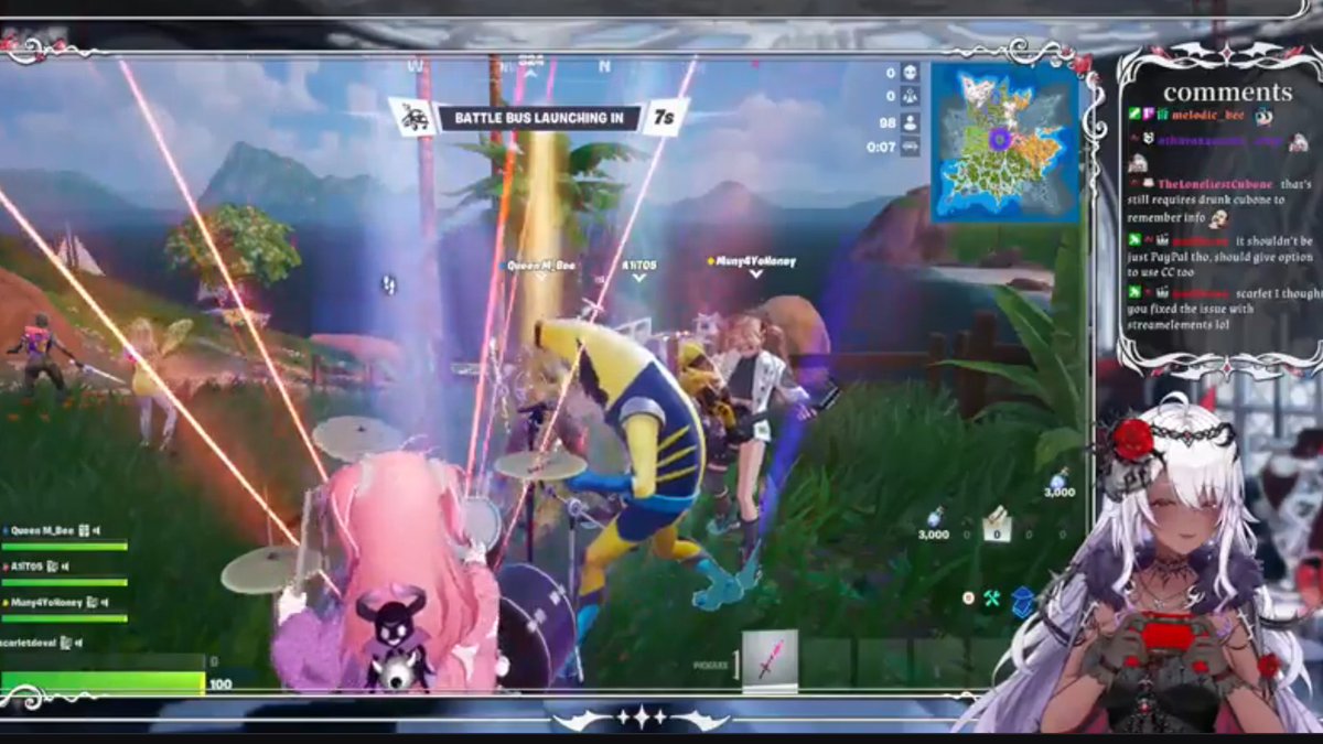 lemonyapper's tweet photo. スカーのフォートナイト2日目！🎮
新しいアイアンマウスのスキンで、友達と最高の思い出を作ってます！😍
みんなでめちゃくちゃ可愛い団体ダンスを踊ってるところ、ぜひ見に来てください！✨✨
https://t.co/yLlFx6CywI
• IG/X/YT: @scarletdeval• TT: 
@scardeval
#Scarletdeval https://t.co/0Pcp0D0alf