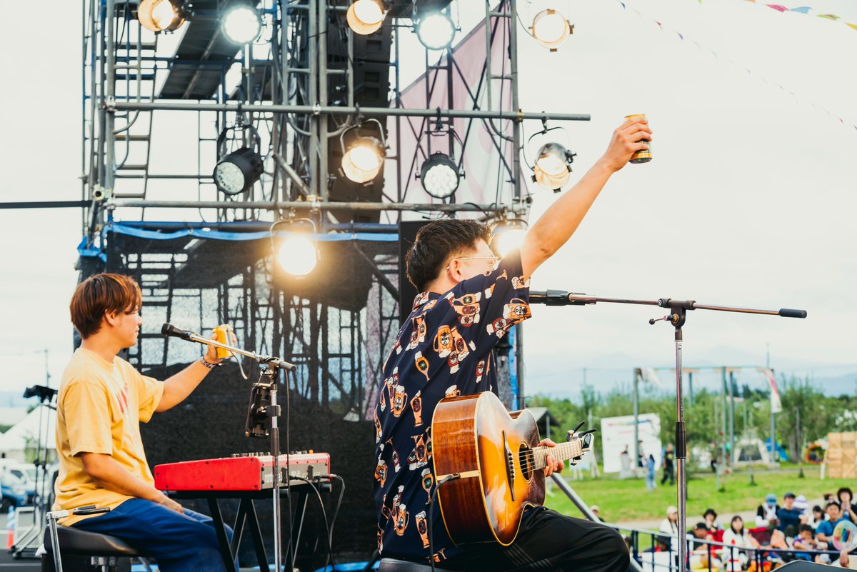 ringomusicfes's tweet photo. RINGO MUSIC FES. 2026
DAY1🍎RINGO STAGE
#磯野くん（YONA YONA WEEKENDERS）
#rmf2026 #ringomusicfes https://t.co/QfqqXN0E7W
