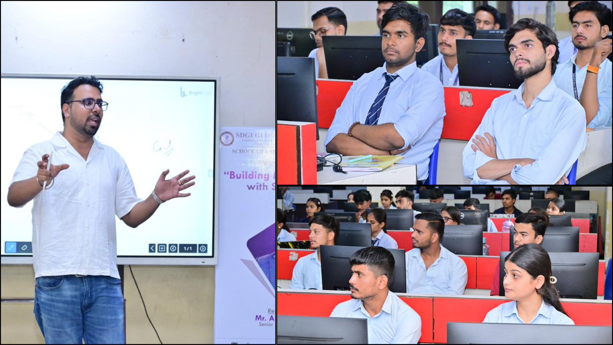 SDGIGLOBALUNI's tweet photo. SDGI Global University’s SET hosted a hands-on workshop on Building Modern Backends with Spring Boot. Students explored Java, REST APIs, JPA/Hibernate, databases & microservices with industry expert Mr. Akash Khurana. 🚀
#SDGIGlobalUniversity #SpringBoot https://t.co/6BiKDBfSO1