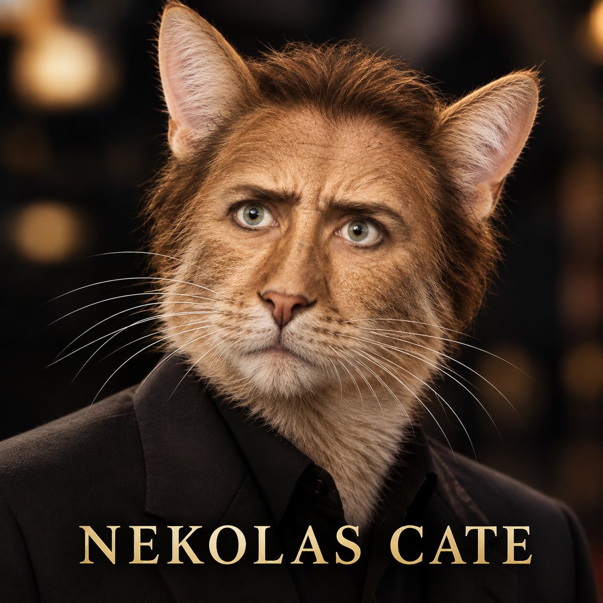 123coinSOL's tweet photo. with everyone going on about inu this and inu that...

what if we do the cat version. 

INU = dog 
NEKO = cat

you already have Keainu Reeves

well i present to you the cat version...

Nekolas Cate! https://t.co/2qQVOneEHL