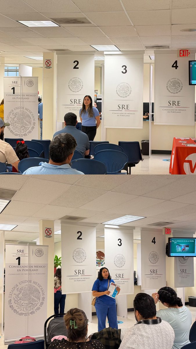 ConsulMexPot's tweet photo. Nuestras #VOE, #VDS y #VAF brindaron información a nuestra comunidad 🇲🇽 sobre oportunidades educativas, servicios de salud y opciones financieras💵 Agradecemos a nuestros aliados de LatinoNetwork y @PointWest_CU por su colaboración y compromiso para acercar estos servicios. 👏🏼 https://t.co/14cHmRsBV0