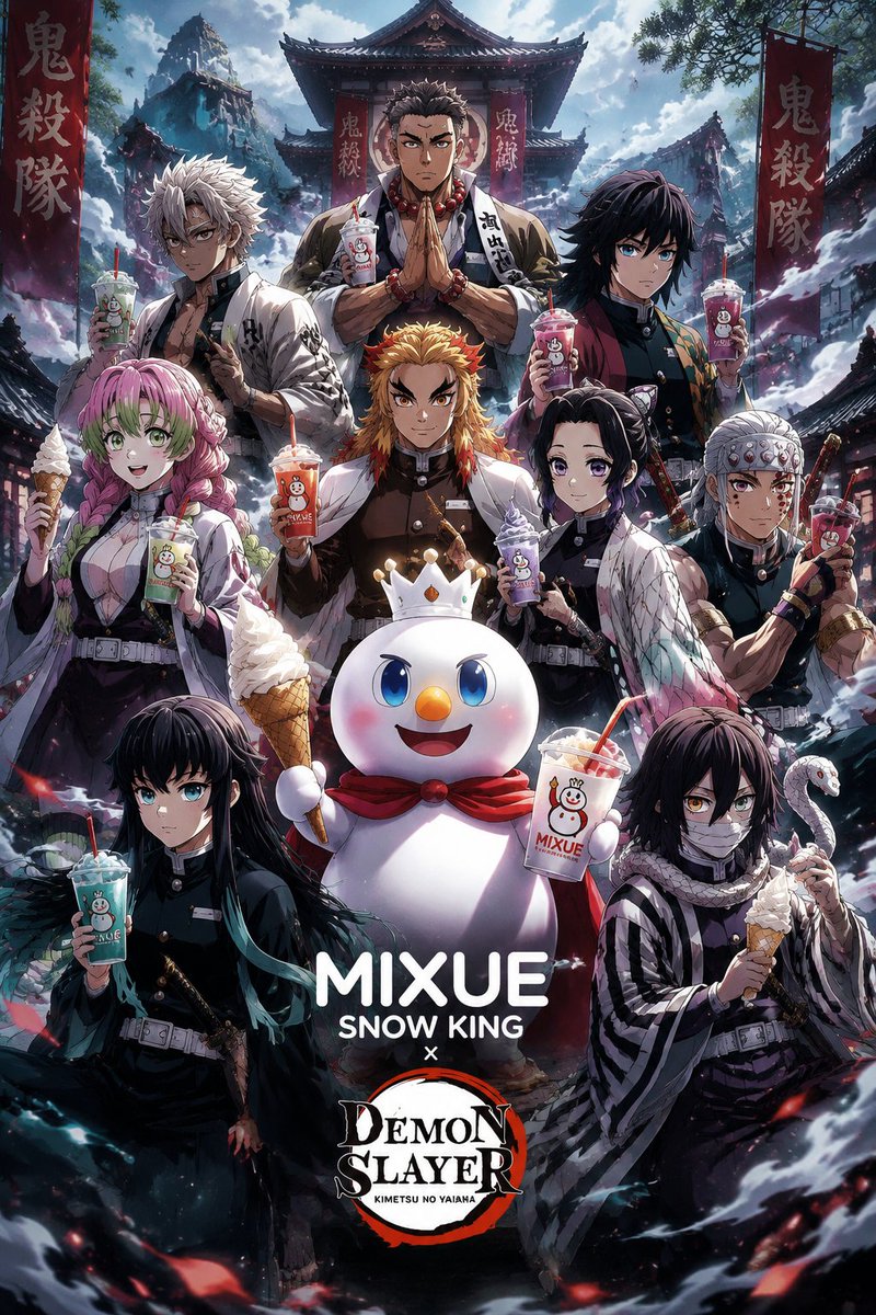 Ether_Max7's tweet photo. 蜜雪冰城新联动？

#gptimage https://t.co/H6QuEigez6