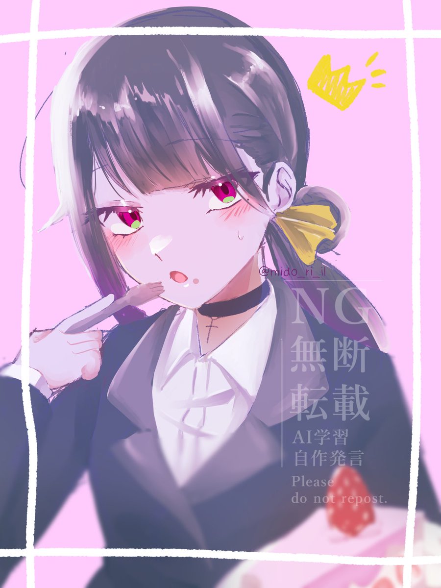 mido_ri_il's tweet photo. #illustration‌‌  #OC  #創作 
 #絵柄が好みって人にフォローされたい
🍰 https://t.co/lLgyRMOaIN