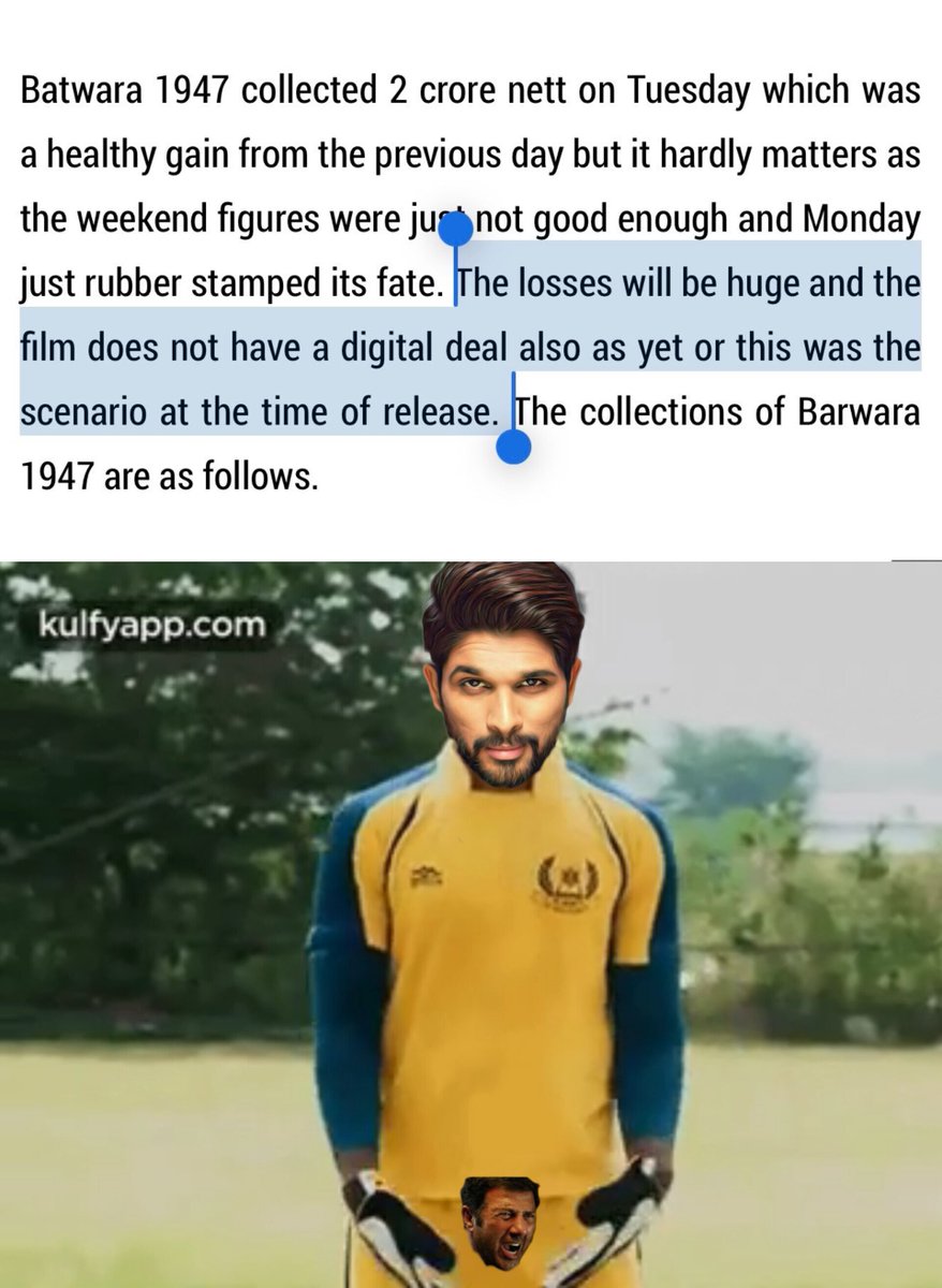 Ariyann998's tweet photo. #SunnyDeol itna bda chindi flop actor h ki bina sequel ke ott rights tk nhi mila
#AlluArjun ki #AVPL >>>> #FunnyDeol all movies without sequel
0 hits h #funnydeol ke without sequel 🤡 from last 20 years https://t.co/YHoZ3VvWAW