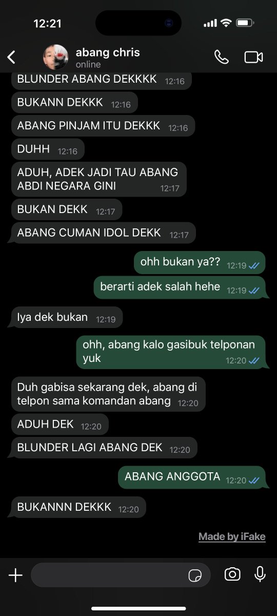 Guiltlesschacil's tweet photo. ASTAGA, ABANG ANGGOTA? https://t.co/dDlRKDHePg