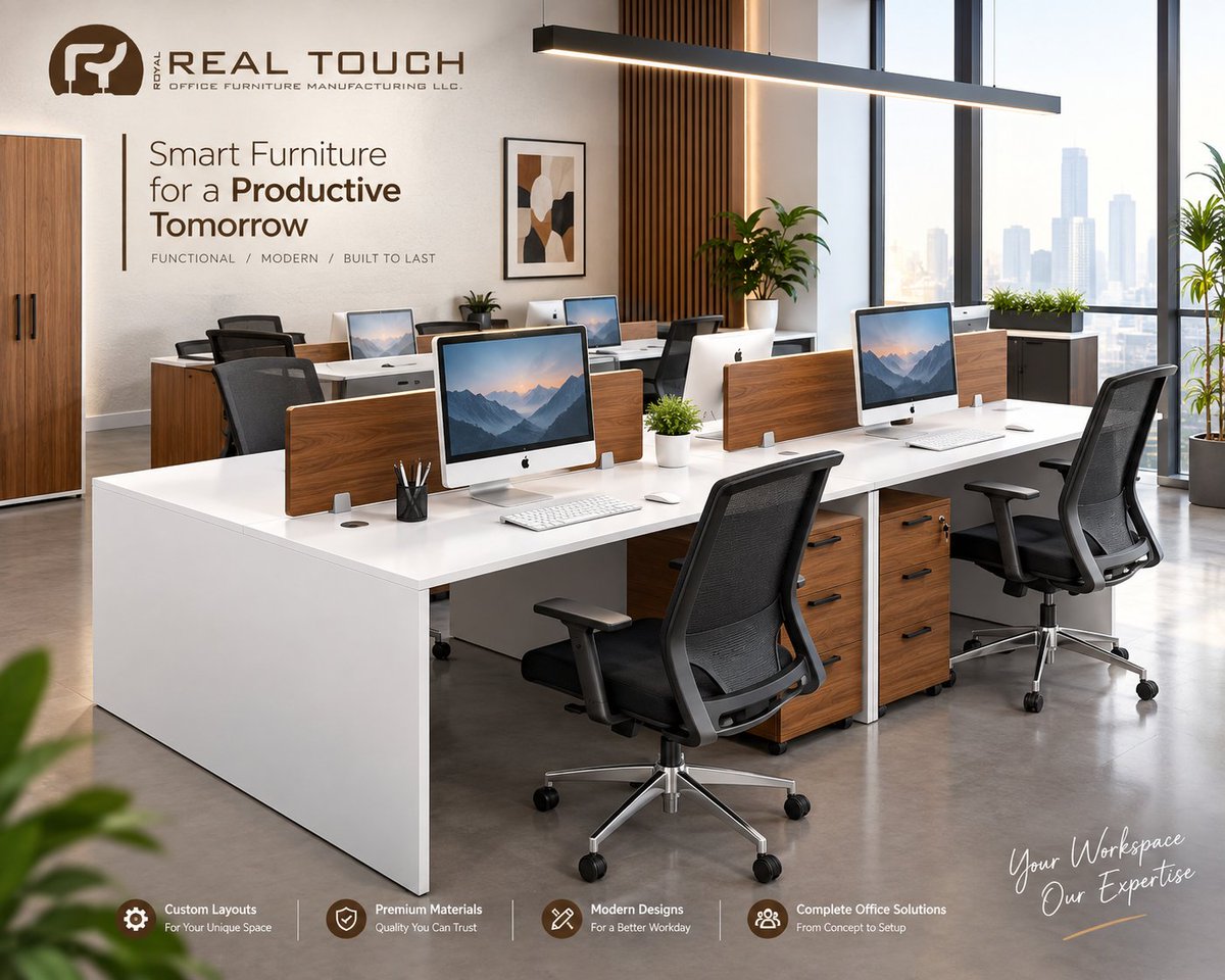 OfficeFurn94917's tweet photo. Build a smarter, more productive workplace with modern office furniture designed for functionality, comfort and style.

📍 Dubai, UAE
📞 +971 55 294 9878
🌐 https://t.co/rNSu36BG6R
#OfficeFurniture #Dubai #OfficeDesign #WorkplaceDesign https://t.co/QN764eYrb8