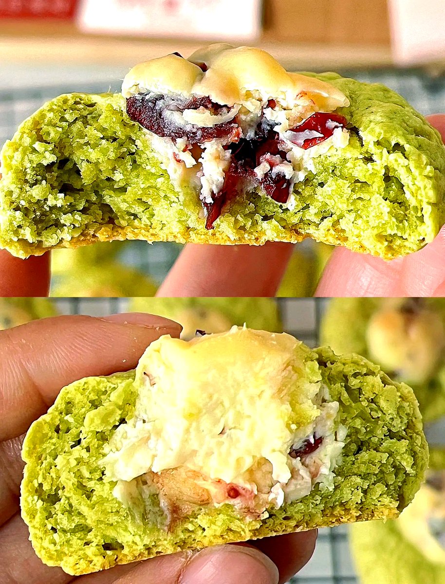 BurtZeise's tweet photo. Just nailed my first homemade matcha scone—flaky, buttery, and that bright green matcha aroma filling the whole kitchen Pure tiny baking win! https://t.co/tHjmz87m9K