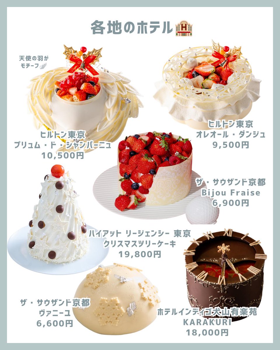 reife_life's tweet photo. クリスマスケーキ2026 他にもたくさん追加で解禁されたよ🎂ᯓ★ https://t.co/AYSS4asqGB