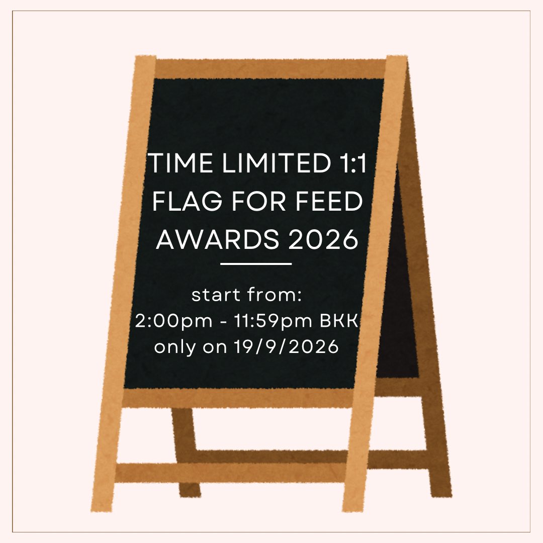 FreenBecky_Data's tweet photo. #ฟรีนเบค​ #FreenBecky
#srchafreen​ #Beckysangels 

【TIME LIMITED 1:1 FLAG FOR THE AIR IN FEED AWARDS 2026】

As everyone knows that paid vote accounts for 80% of the total score, we hereby open a time limited 1:1 flag for THE AIR where whichever voting package that fans bought, we will buy the same amount, only for receipts on today start from 2pm to 11:59pm BKK. Max limit xxxxx Baht. Fanclub that opens donation cannot participate in this flag. 

Besides that, every 1 retweet for this post = 1 Baht. (Retweet starts counting from the moment this is posted)

After you made payment, remember to take a screenshot that has the time stamp like the example we attached below and fill in google form in this link https://t.co/DeZAocRHnA

Feed Awards 2026 voting will officially close on 21/9/2026 🔥. Let’s bag the first trophy for The Air 🏆 it has award ceremony. 

With @fbrankingvn and @WikiFreenBecky