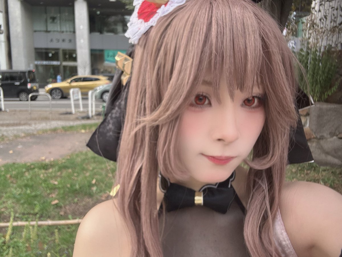 Violet_nagi's tweet photo. ドンナの戦闘服でいます！

公園をふらふらしてます…

#サツコス https://t.co/B2Buioppoc