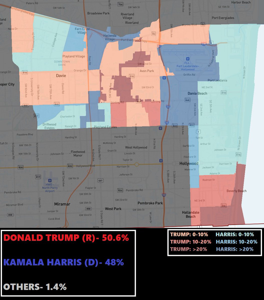 Uncrewed's tweet photo. The Florida Democrats can defeat a party-switcher in #HD101, a Trump+3 district in southern Broward County.
Republican incumbent Hillary Cassel left the Dems after the 2024 elections, but she's at serious risk of losing this November.
SLEW RATING: Lean D (FLIP) https://t.co/IIfY90PWH2