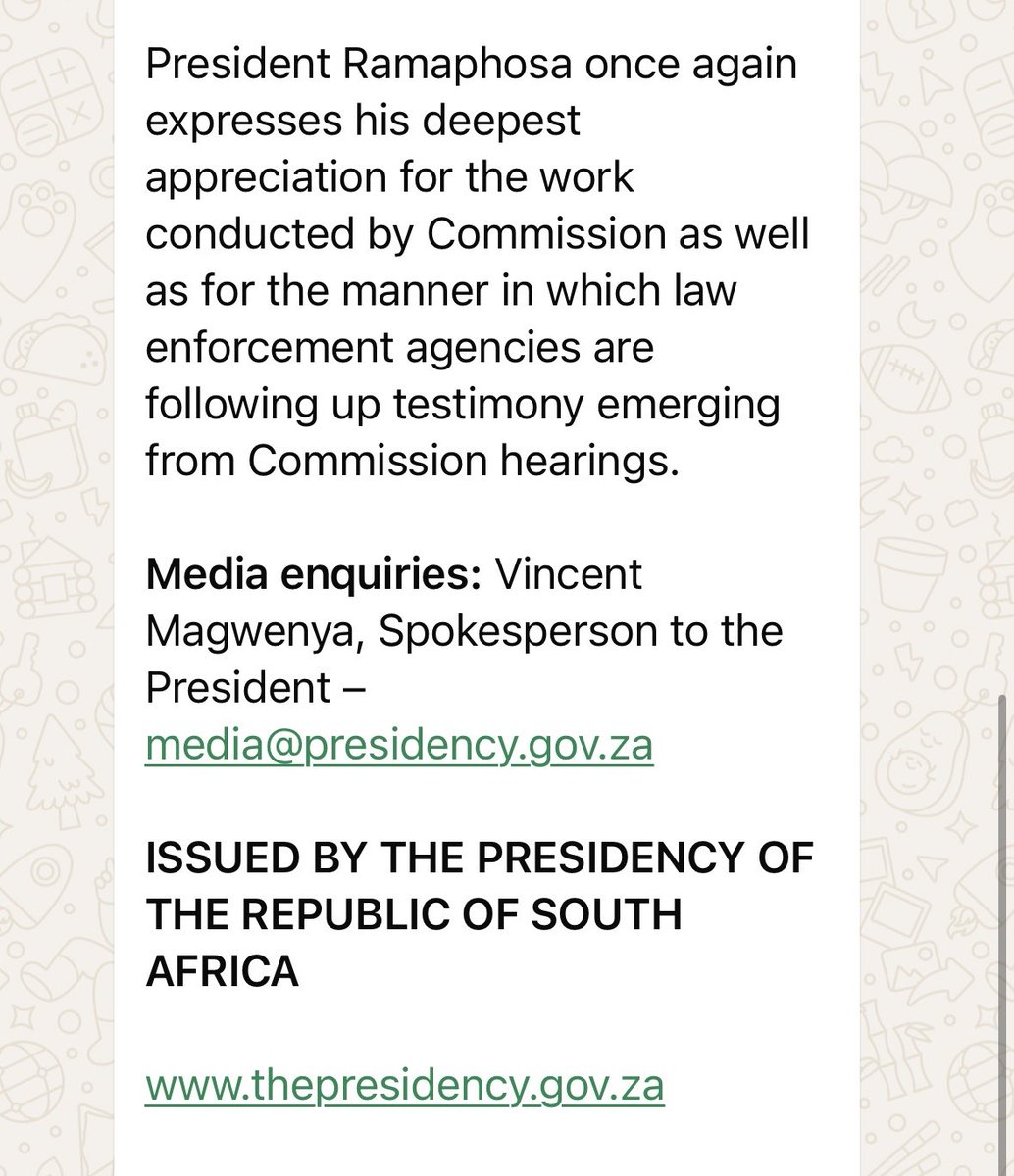 CannyMaphanga's tweet photo. JUST IN: President Cyril Ramaphosa has extended - to Monday, 25 January 2027 - the deadline for the submission of the final report of the Madlanga Commission of Inquiry into Criminality, Political Interference, and Corruption in the Criminal Justice System. #SABCNews https://t.co/qDgPemJW1k