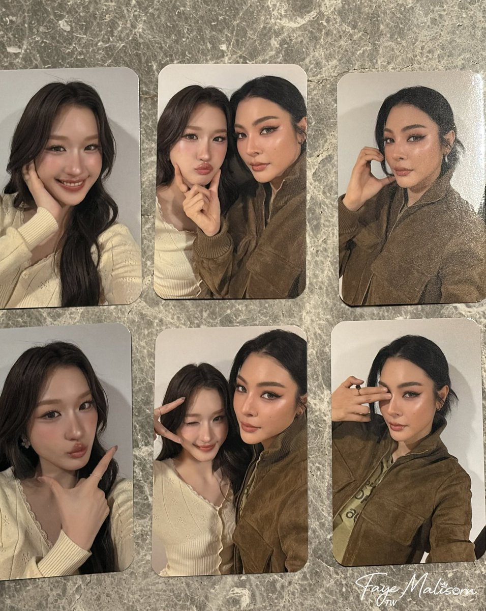 FayeMalisorn_TW's tweet photo. Photo cards for FayeAtom’s 1st FM in Kaohsiung. 🌻🍑✨

#FayeAtom
#FayePeraya #AtomPariya
#FayeAtom1stFMinKaohsiung https://t.co/UExF4iRrLN
