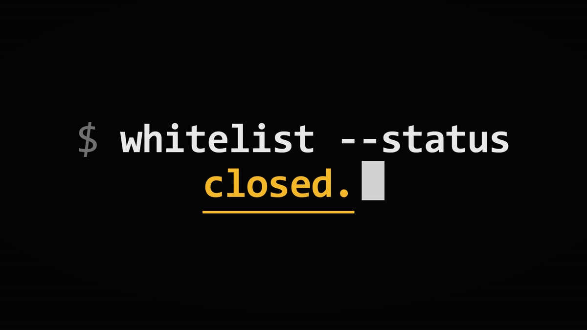 zaddrnet's tweet photo. whitelist applications: closed.

21,996 applied. 

every pending application is still being reviewed, by hand. 

applied? your status is at https://t.co/e4IuGnHIa7 https://t.co/Za8anoycmV