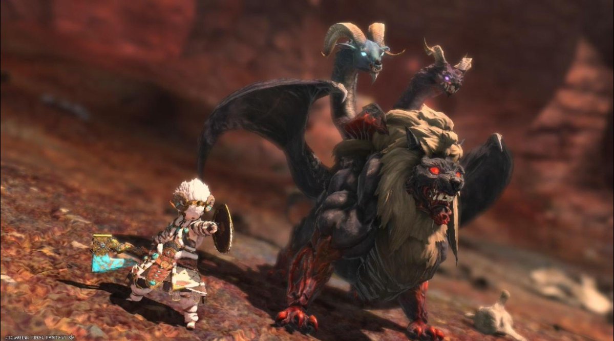 waterplane_ff's tweet photo. そんなわけでカッターとモードゥナの魔獣を捕まえに行ってきた。珍しく晴れのクリスタルタワ〜
残りは8種は壺で交換する予定🏺 https://t.co/Z02vjt1OOk
