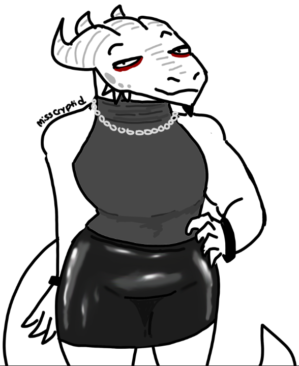 MissCryptidArt's tweet photo. Deleted the pic on the "other" account, so here's a new fit I am hella cute in (uwu) https://t.co/9VNIyuq7SB
