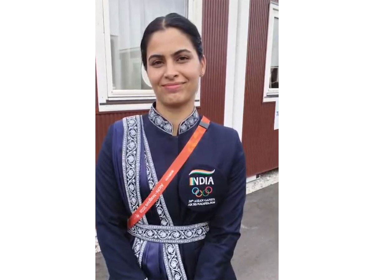 ani_digital's tweet photo. "A heartwarming feeling": Manu Bhaker on being chosen as India's flag-bearer for Asian Games 2026 opening ceremony
Read @ANI Story |
https://t.co/du8NjPyhoX
#AsianGames2026 #ManuBhaker #flagbearer https://t.co/Q2jyPm6OGn