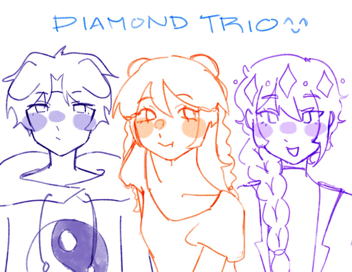 avesbyers's tweet photo. #diamondtrio i missed them (i havent watched the recent stream) https://t.co/3mc2DysXoo