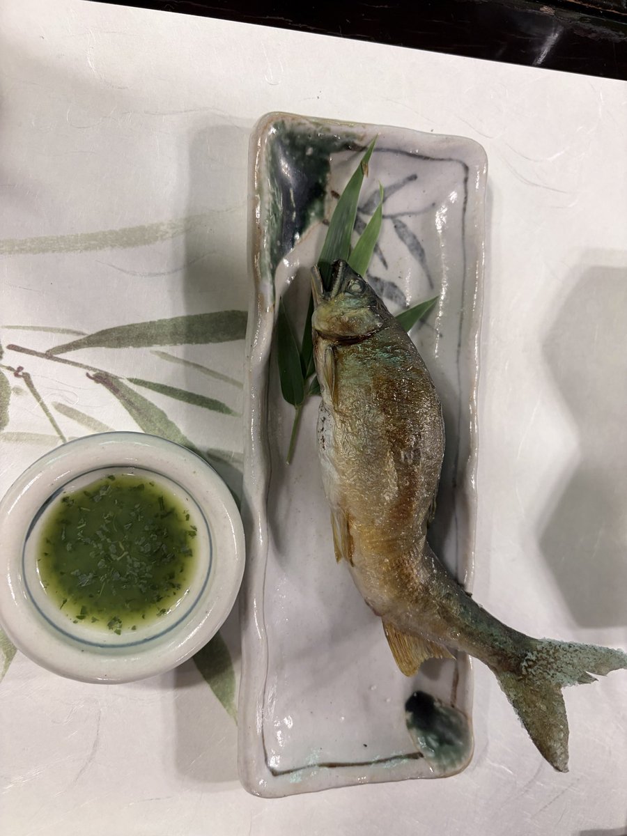 dbd_neko's tweet photo. お墓参り帰りに、1人で少しお高い料亭へ。

鮎の塩焼きめちゃ美味かったけど、金木犀の香りがしてきたからそろそろ秋刀魚の季節ですね。

昨年は3回くらいしか秋刀魚食べられなかったから、今年はたくさん食べたい。 https://t.co/s7dKVQUIdm