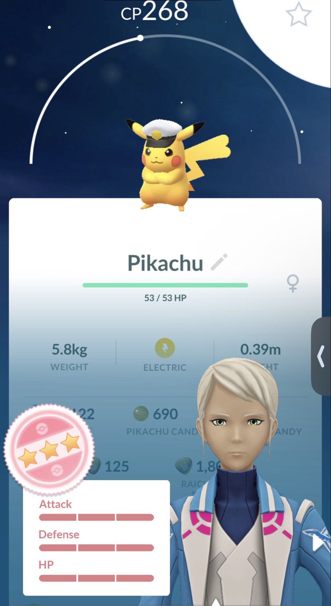 Zehi2928's tweet photo. First Pikachu I’ve caught from this event too https://t.co/hxjapfSiSy