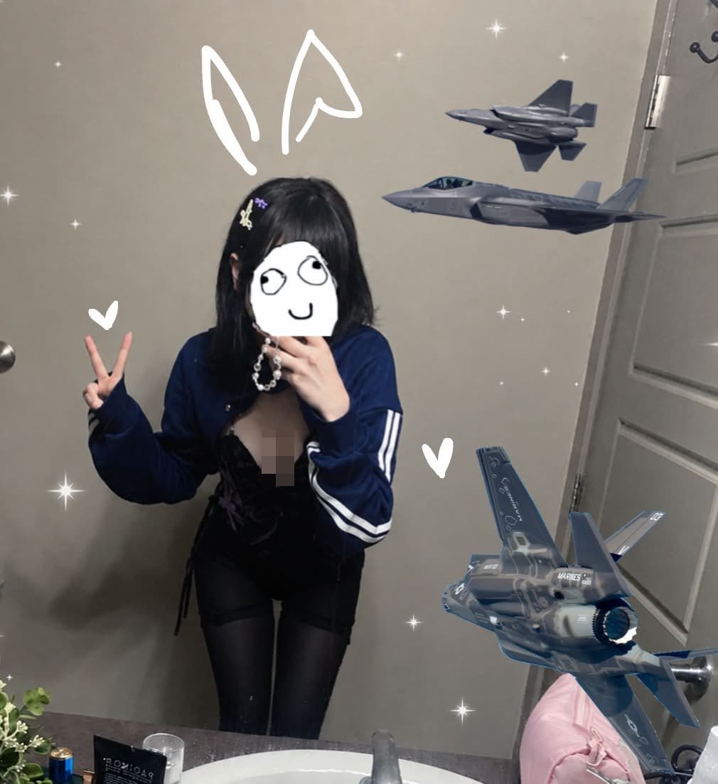 oomigaki's tweet photo. tomboy bunnygirl x F35 https://t.co/gIak6me1pn