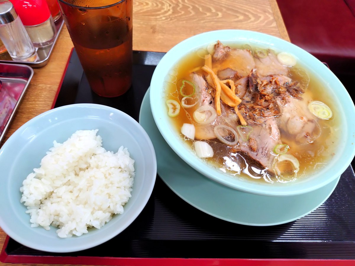 NoRule0001's tweet photo. 駒込 なぎちゃんラーメン
中華そば＋めし(無料) https://t.co/68O2FHb57w