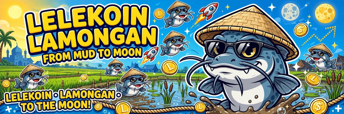 LeleKoin's tweet photo. $Lele is a community-based memecoin inspired by the catfish farming culture of East Java. Our mission is simple: to bring the spirit of Indonesian farmers into Solana's memecoin culture. From the pool to the moon!
CA: 8drBkchh9Qg2doxn145GgdffdkUpvyJLT5Yq4YFqpump https://t.co/wTs1E2ni9f