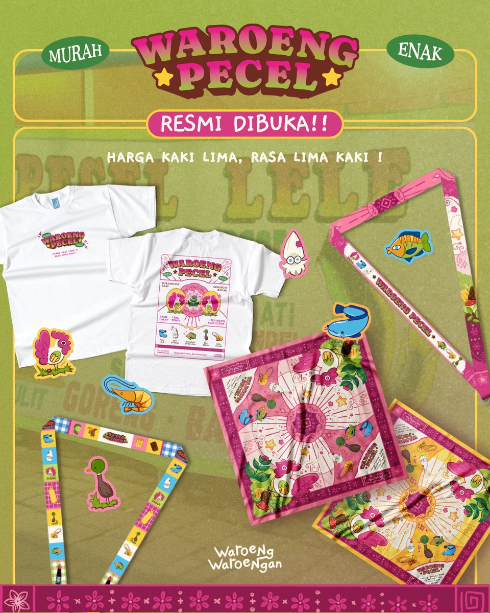 waroeng2an's tweet photo. [💖🔁 appreciated!]

Waroeng Pecel Special Launch for #CF23 pt. 1! 🐓🥒

🐓 Original Pecel

🗓️Full catalogue PO open at 20/09 (19:00 WIB) 
📍Table No. TBA

*all price in IDR
 
Jangan ketinggalan kawan! 
—
[1/2] #waroeng2an_original #cf23catalogue #comifuro23 https://t.co/oMR7DPAvR0