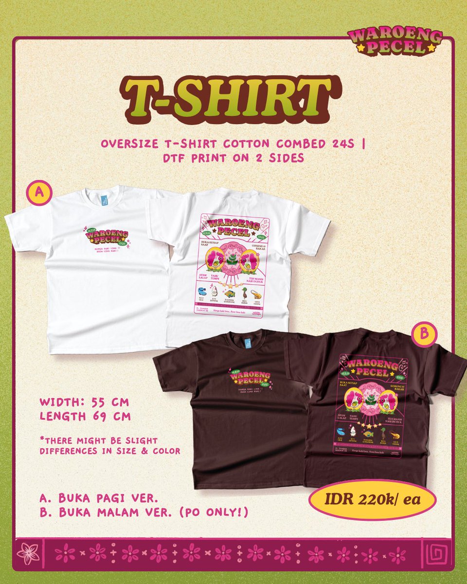 waroeng2an's tweet photo. [💖🔁 appreciated!]

Waroeng Pecel Special Launch for #CF23 pt. 1! 🐓🥒

🐓 Original Pecel

🗓️Full catalogue PO open at 20/09 (19:00 WIB) 
📍Table No. TBA

*all price in IDR
 
Jangan ketinggalan kawan! 
—
[1/2] #waroeng2an_original #cf23catalogue #comifuro23 https://t.co/oMR7DPAvR0