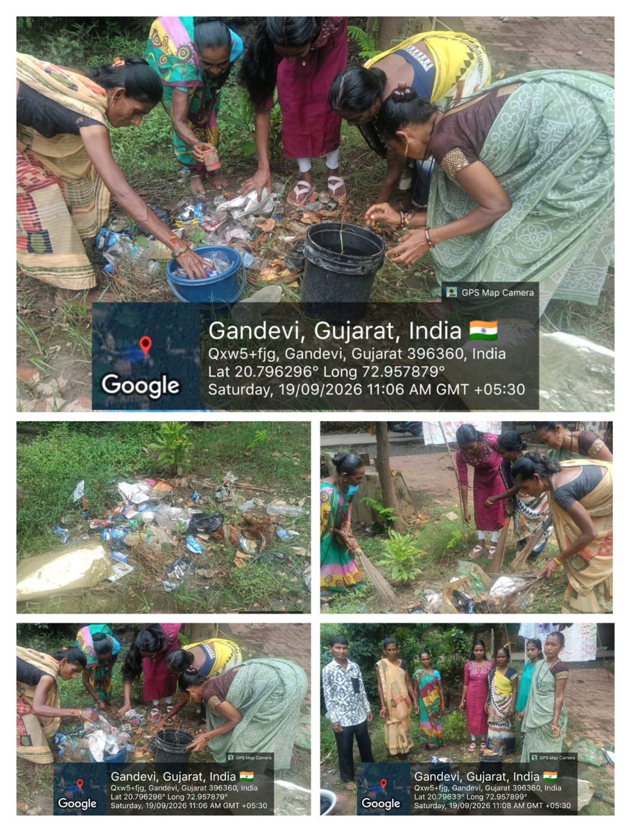 tdogandevi's tweet photo. આજ રોજ ગણદેવી તાલુકાના સરીખુરદ  ગામે બ્લેક સ્પોટ શોધી ગામ જનો દ્વારા સફાઈ કરી સુકો અને ભીનો કચરો અલગ કરવામાં આવ્યો
#SHS2026
#SWACHHTAHISEVA2026
#swachhbharatabhiyan
#nirmalgujarat2
#hargharswachhta https://t.co/ye95zePNST