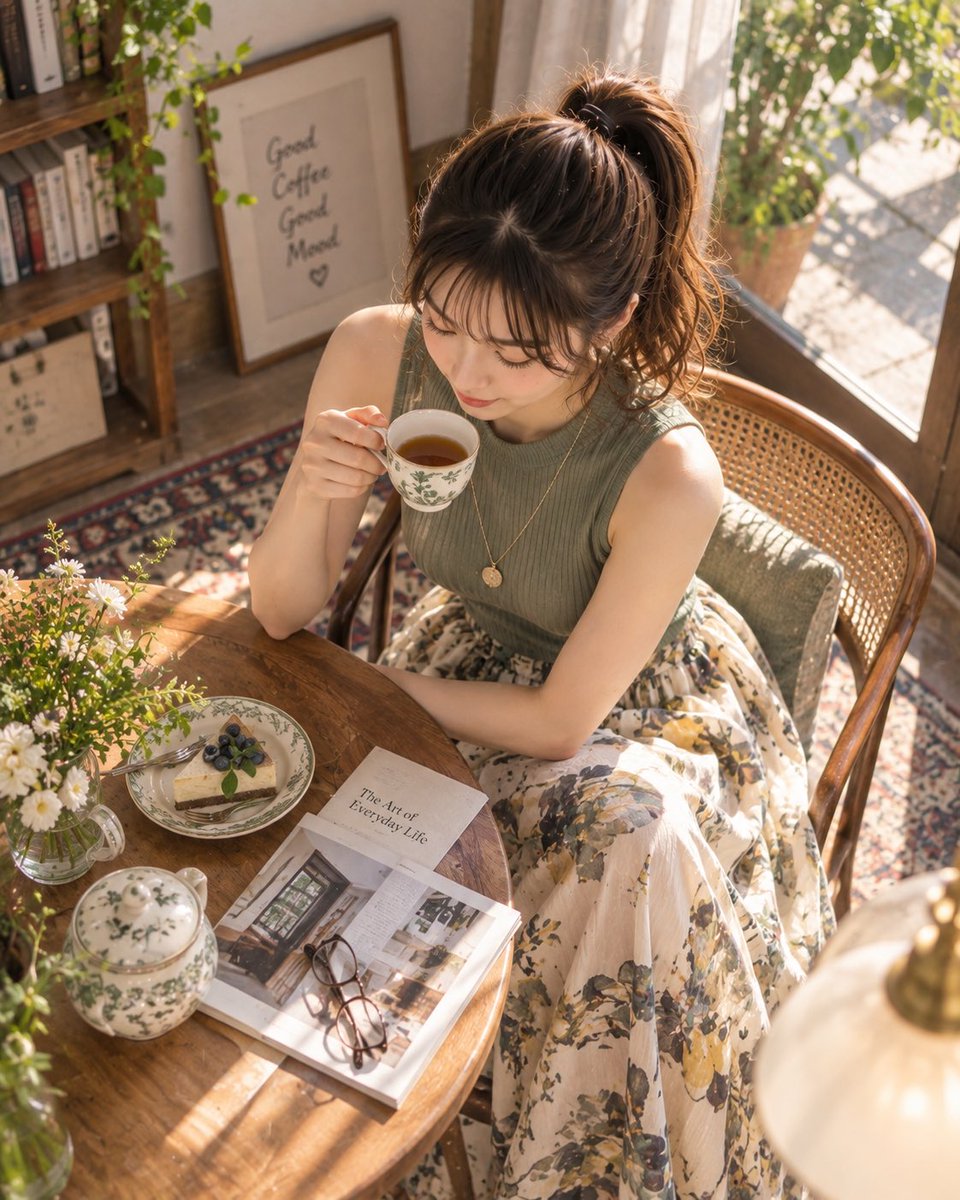 shi_echo_blue's tweet photo. 本と眼鏡と紅茶
Books, Glasses and Tea

#創作イラスト #オリジナルイラスト #AIアート #animeart #Books https://t.co/JCKmmlVTuS