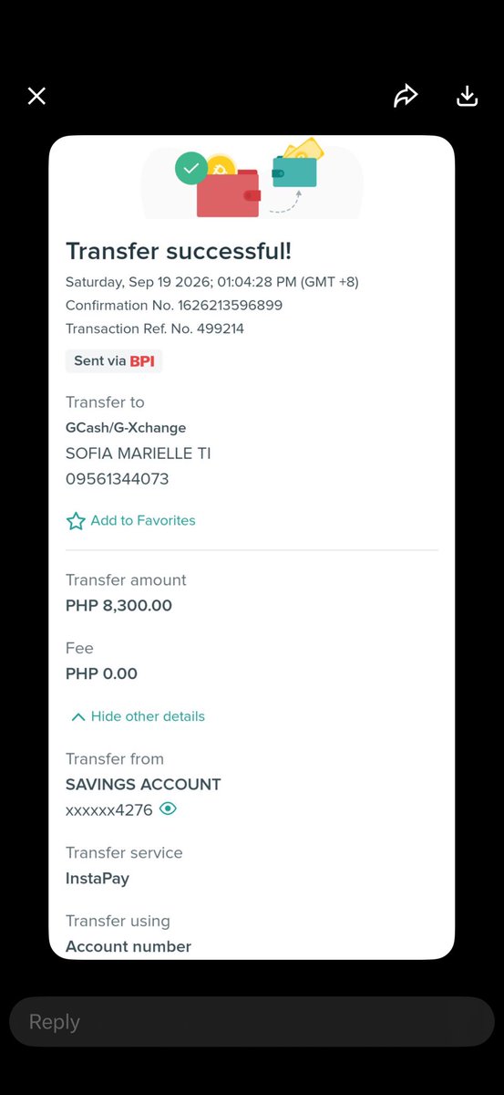 BTS_SCAMMERS's tweet photo. scammer  ‼️‼️‼️

@MayaTicketa7yi 

name used : Sofia Marielle Ti (probably stolen identity) 

#DunkinPH_ENDLESS #ENDLESSFunMeet #ENHYPEN https://t.co/5SpYLqWxAZ