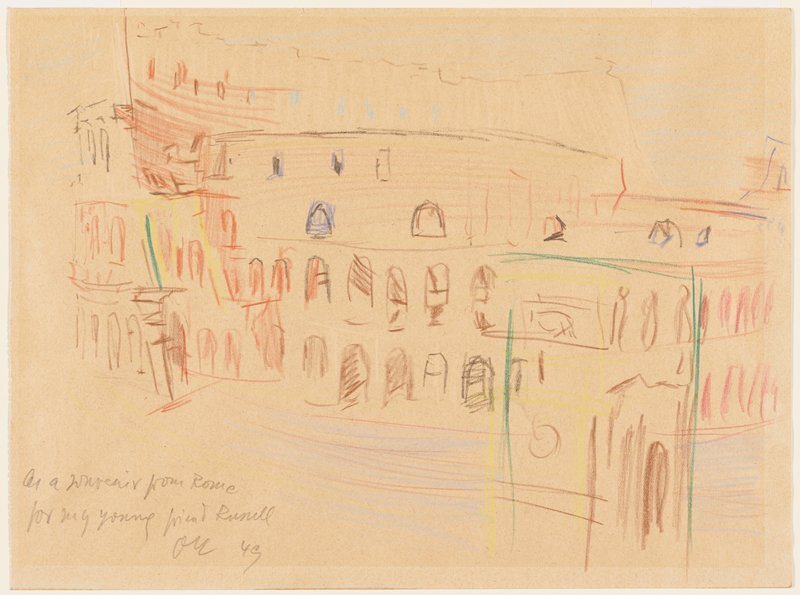 artistkokoschka's tweet photo. Colosseum and Arch of Constantine #artbots #kokoschka https://t.co/XmSyZZmyFt