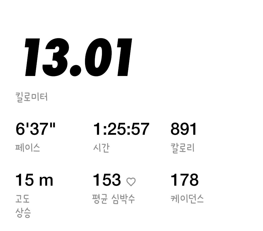 Khanuu5h's tweet photo. 13키로 런닝완👀👀 https://t.co/HP1VOS7W0s
