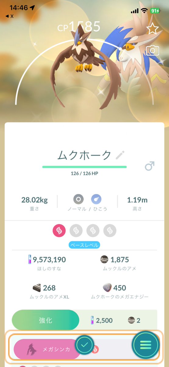 bluesea4ea's tweet photo. #ポケモンGO
初戦から色違い✨️ https://t.co/1U2XbGlg5R