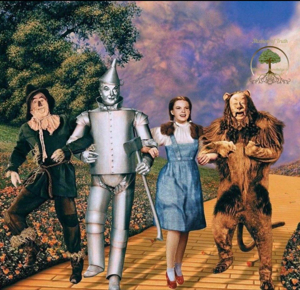 DutchForce17's tweet photo. 🔰🔥THE REAL MEANING OF THE WIZARD OF OZ, WHAT THEY HID FROM YOU🔰🔥

🟨(OZ = Ounces of Gold. The Yellow Brick Road = The Gold Standard.)

They told us it was a children’s story.

It was actually a warning about bankers, courts, corporations, and the legal fiction system.

Here’s the truth:

🧠 THE STRAW MAN

Not a real man, a legal creation.
He receives a certificate instead of a brain…
just like we receive a Birth Certificate that creates the ALL-CAPS legal PERSON.

🛠 THE TIN MAN (TIN = Taxpayer Identification Number)

A soulless machine that works until it freezes and collapses.
The symbol of the worker who becomes “rusted out” by nonstop taxation and labour.

🦁 THE COWARDLY LION

Loud roar, no courage.
Just like politicians, judges and officials with titles but no true authority.

🔥 THE WIZARD

Smoke, fire, and a giant hologram head…
but behind the curtain is just a scared little man.

A perfect metaphor for modern government:

Illusion of authority
Backed by fear
No real power once the curtain is pulled back

🧹 THE WICKED WITCH (BAR & Policy Enforcers)

Controls the flying monkeys, the police.
Intimidation, threats, fear.
She melts when exposed to truth and lawful jurisdiction.

🌺 THE POPPY FIELD

Dorothy collapses — drugged.
The others don’t — because they’re not real humans.
A warning about Rockefeller medicine and mass sedation.

🐶 TOTO (Truth, Totality)

Toto = “in toto” = “the whole truth.”
Small, unnoticed, but fearless.
Toto pulls the curtain and exposes the illusion.

That’s why the Witch wanted him —
not Dorothy.
Truth is the biggest threat to the system.

⚡ THE VEIL IS FALLING

The Wizard of Oz wasn’t fantasy.
It was a coded message:
 • The banking system is an illusion
 • Corporate government is a façade
 • Courts are theatres
 • The ALL-CAPS NAME is not you
 • The real power was always yours

One small truth collapses the whole illusion.

- Brian Clark
Free_Energy ⚡️