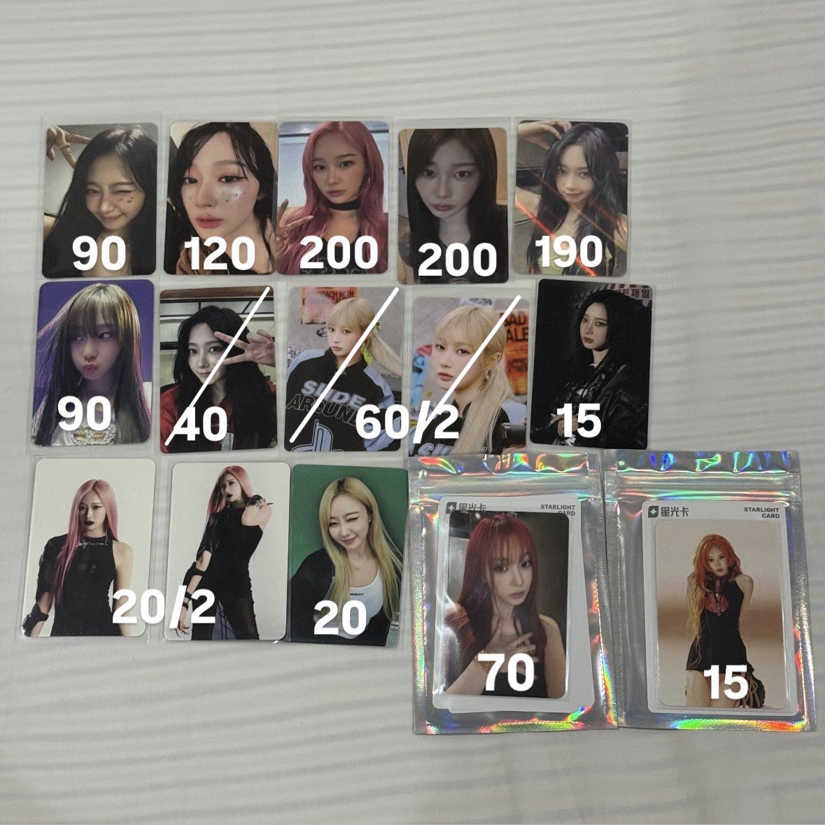 stalynooo's tweet photo. — พร้อมส่ง 

ราคาในภาพ ซื้อ 300฿ ขึ้นไปส่งฟรี

การ์ด คาริน่า วินเทอร์ จีเซล หนิงหนิง

📮40 (+10 ems) 
DM ดูเพิ่มเติมได้ค่ะ🙇🏻‍♀️
#ตลาดนัดaespa #ตลาดนัดเอสป้า https://t.co/XM6AW9saq2