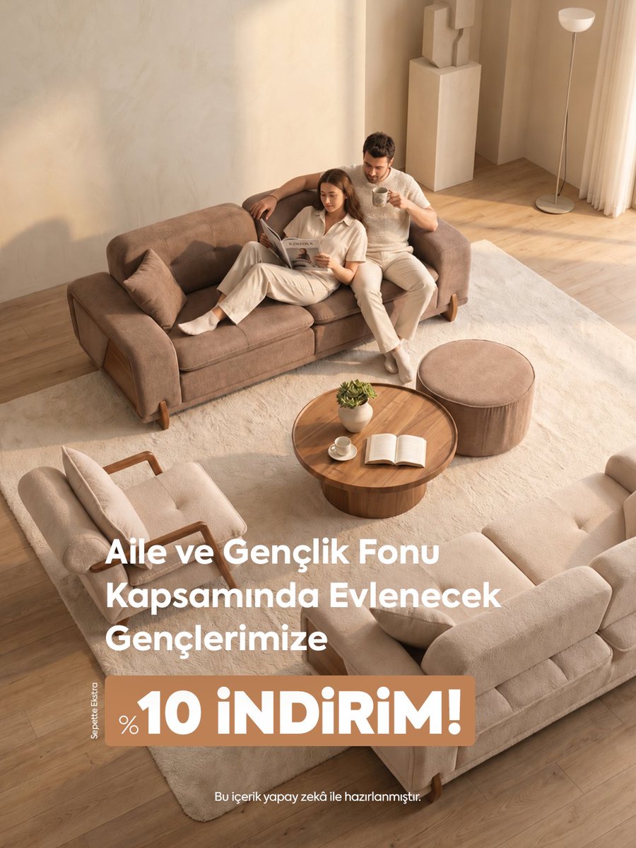 storishcom's tweet photo. Yeni eviniz Storish'le şekilleniyor.

Aile ve Gençlik Fonu kapsamında evlenecek gençlerimize özel %10 indirim kaçırma!💙

#Storishcom #EvimİçinAlışveriş https://t.co/GcgKfPQTud