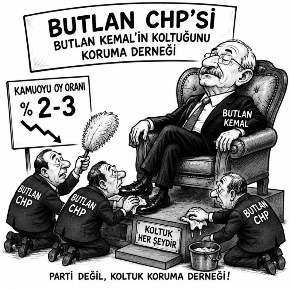 Eitimsart2344's tweet photo. @Candersim626262 CHP artık bir koltuk koruma derneği. Butlan Kemal istediği kadar orada oturabilir. 14. ve devamındaki seçimleri kaybedebilir. Seçim kaybetme şampiyonunuzla yolunuza devam edebilirsiniz. https://t.co/RWtY35y1o2