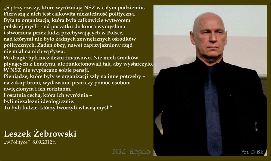 nsz_1942's tweet photo. Leszek Żebrowski [@Zebrowski_NSZ] o #NarodoweSiłyZbrojne 🇵🇱 🦎
_______________________________    
20 września 1942 roku powstały #NarodoweSiłyZbrojne 🇵🇱🦎 https://t.co/ZjbVONp783